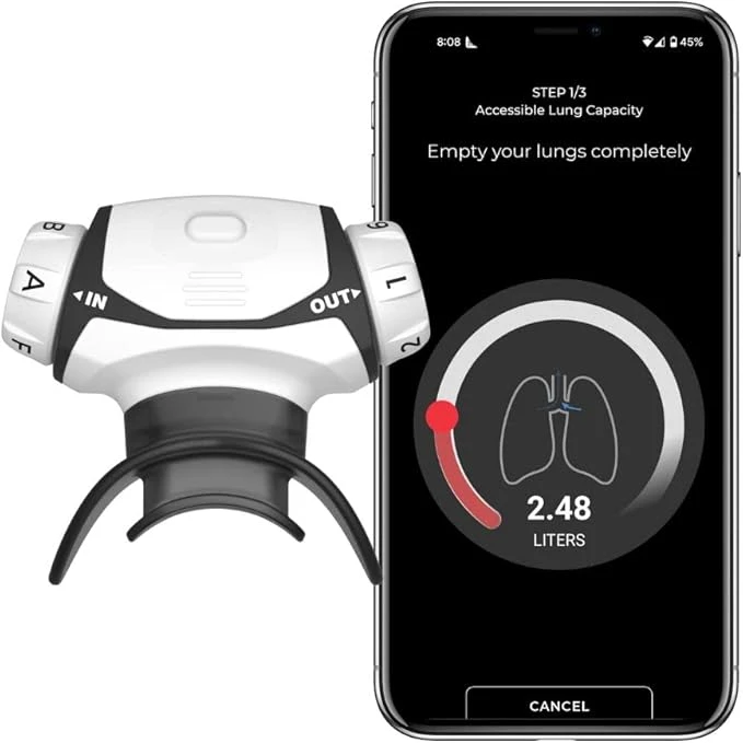 Airofit Pro 2.0, entraîneur respiratoire avec résistance réglable