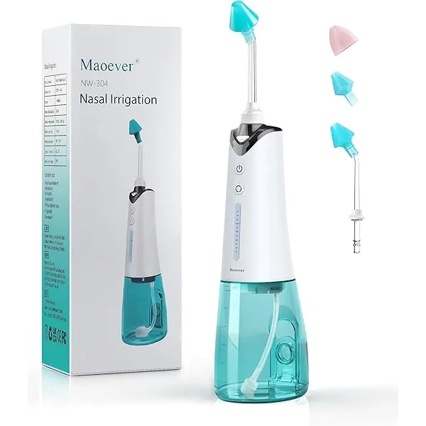 Machine de lavage nasal électrique Maoever NW-304 avec embouts et boîte